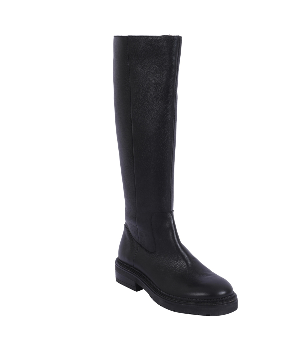 Women's Wendy Zipper Regular Calf Boots - Black Leather