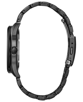 Citizen Eco-Drive Men's Star Wars Darth Vader Black-Tone Stainless Steel Bracelet Watch 41mm Gift Set