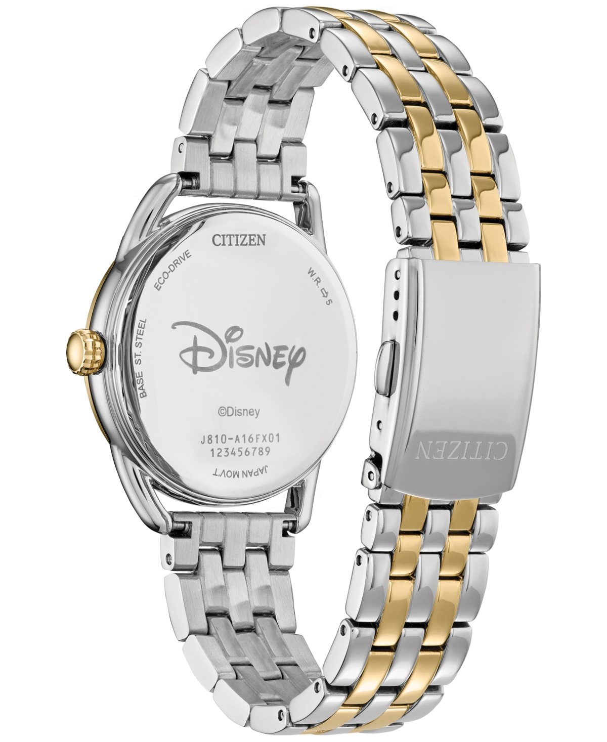Shop Citizen Eco-drive Women's Disney Empowered Minnie Mouse Two-tone Stainless Steel Bracelet Watch 36mm In No Color
