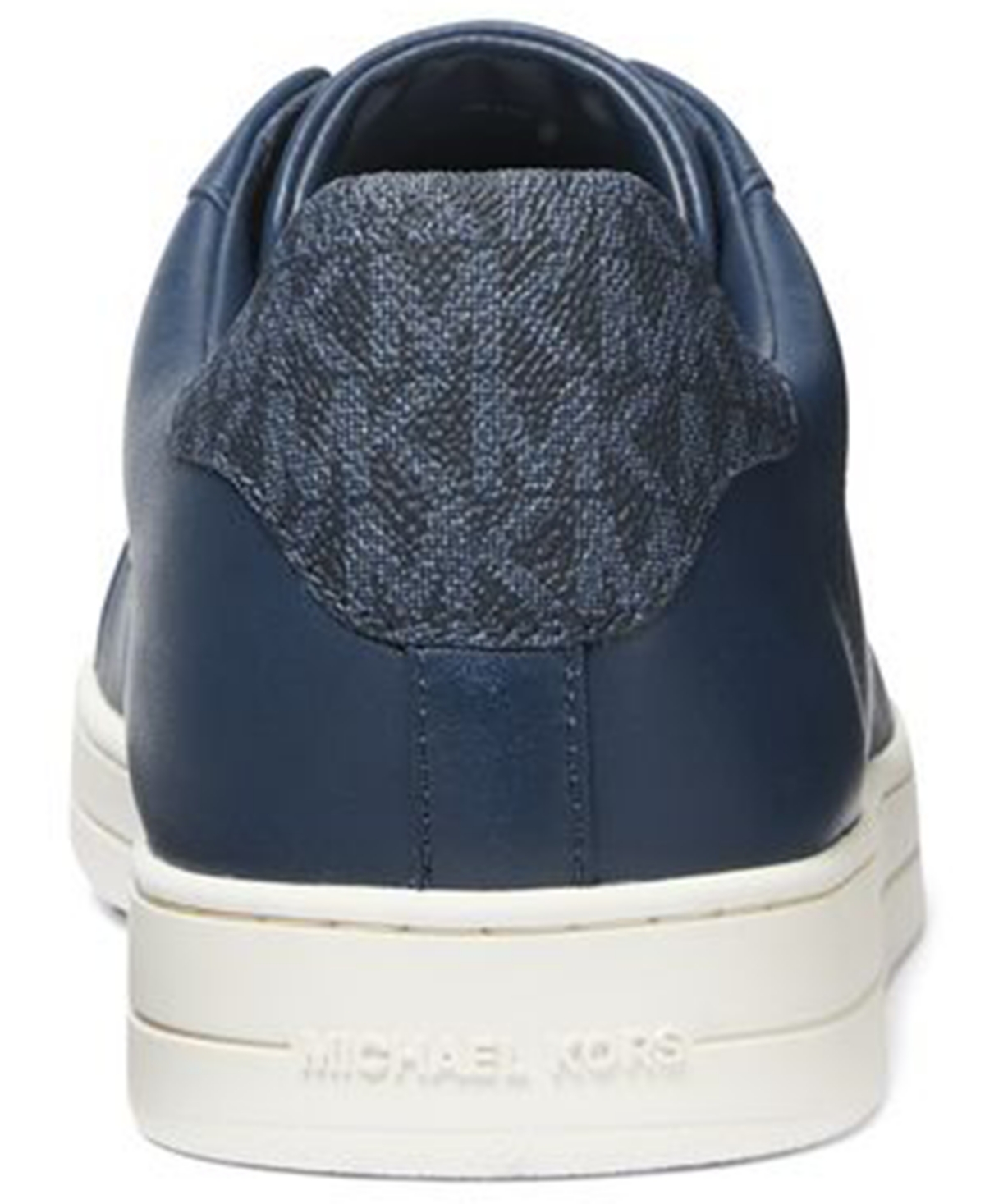 Shop Michael Kors Men's Keating Slip-on Leather Sneaker In Navy