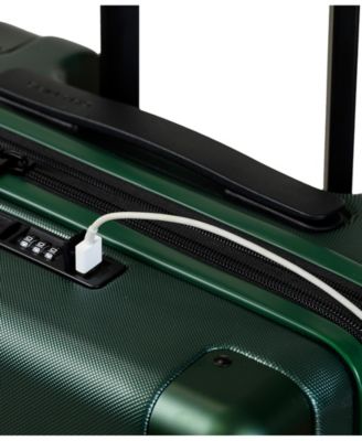 3-Piece Earth Hardside Luggage Set with USB