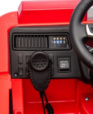 12V Firetruck 1-Seater Ride on