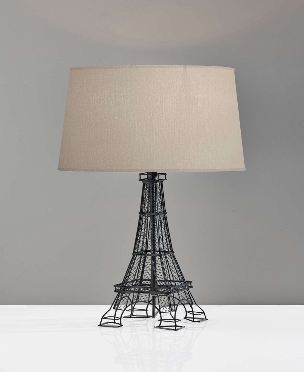 Adesso 25.5 Eiffel Tower Table Lamp In Black