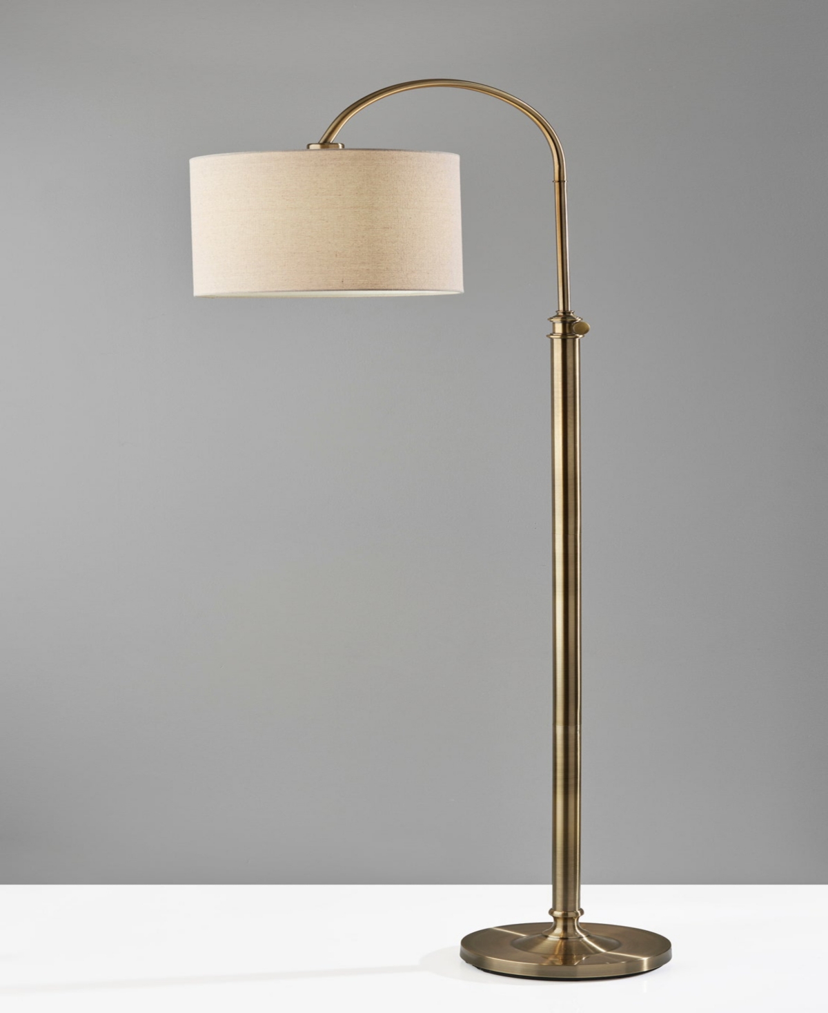 Adesso 58" - 68" Barton Task Floor Lamp