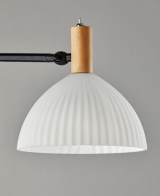 60" Wood Peyton Floor Lamp