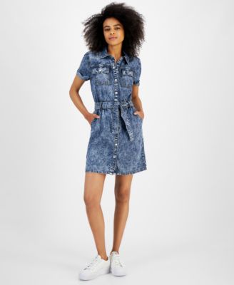 Denim dress juniors best sale