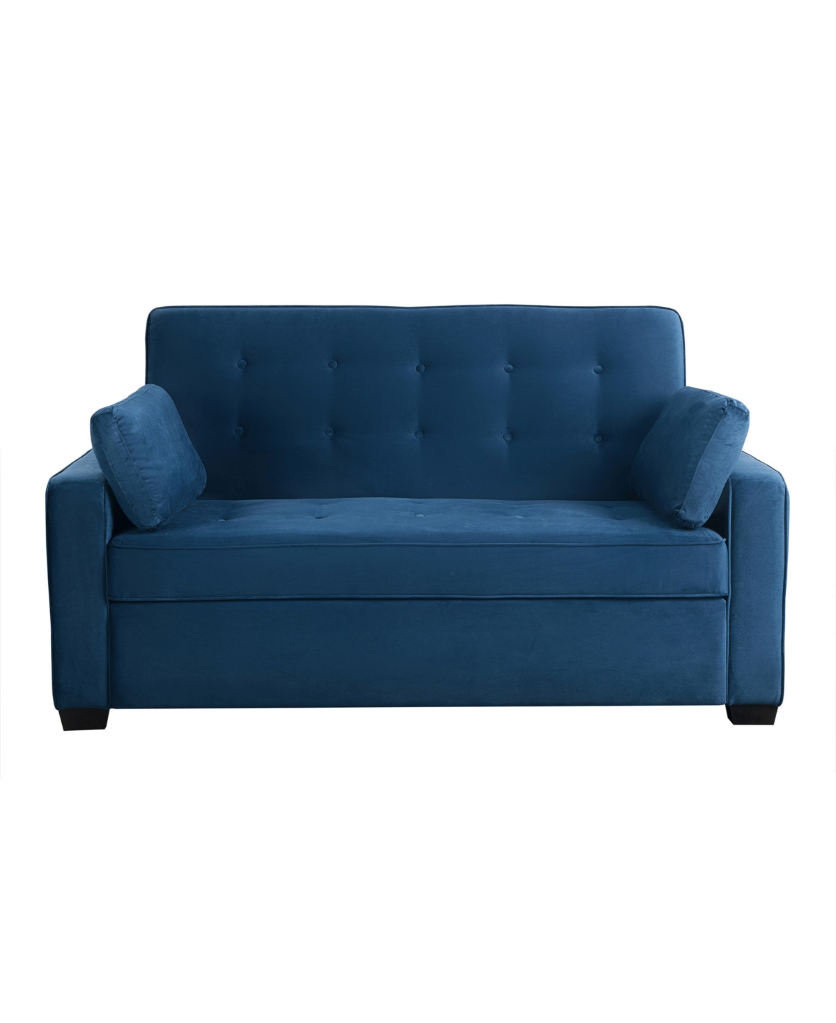 Serta W Polyester Augustus Queen Convertible Sofa