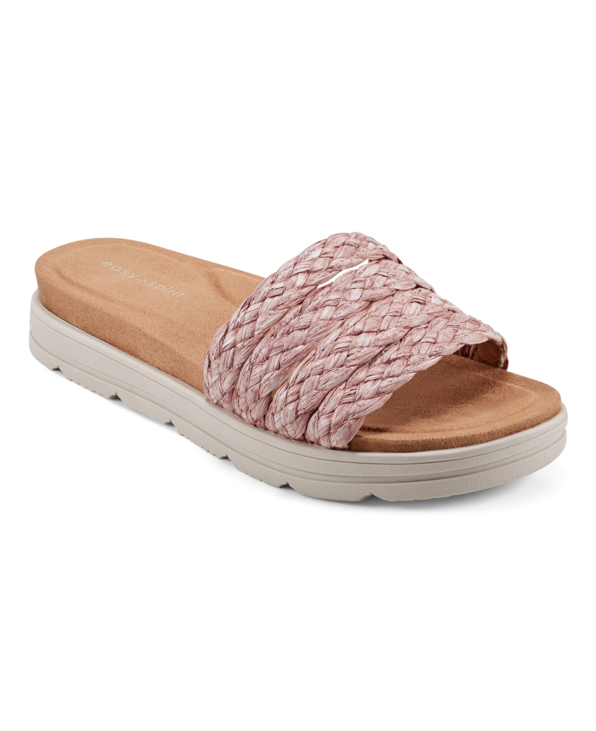 Women's Salma Round Toe Slip-On Strappy Sandals - Light Pink