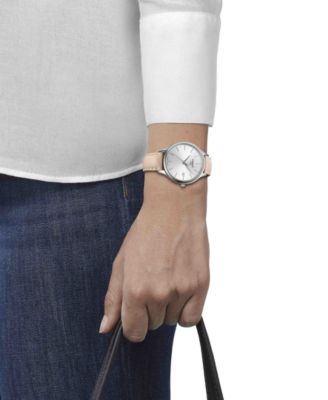Tissot Bella Ora 38mm Stainless Steel Quartz Leather Strap Watch Tissot Women main image 3
