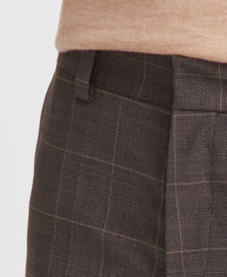 Men's Modern-Fit Solid Suit Separate Pants