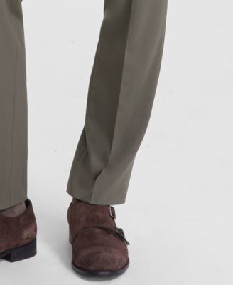 Men's Modern-Fit Solid Suit Separate Pants