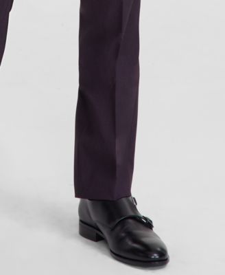 Men's Modern-Fit Solid Suit Separate Pants