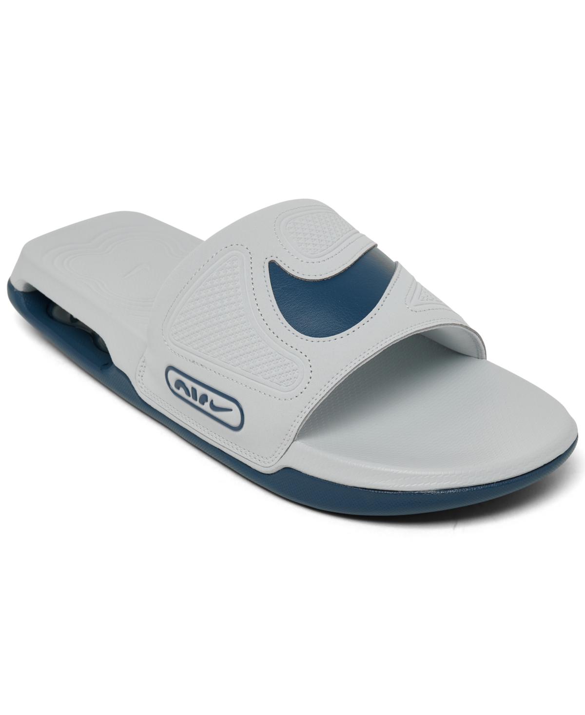 Men's Air Max Cirro Slide Sandals from Finish Line - Pure Platinum, Blue