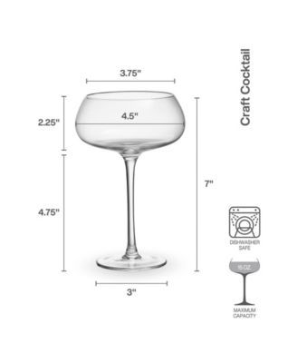 Craft Coupe Glasses, Set of 4