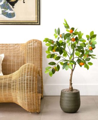 3ft. Artificial Tangerine Tree