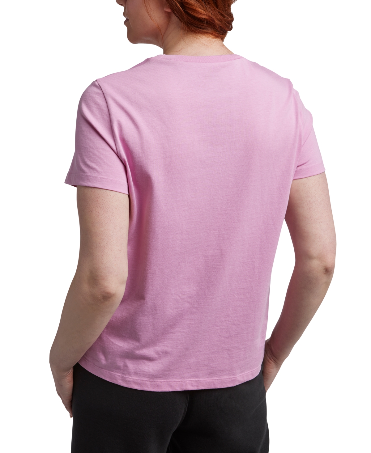 Reebok Plus Size Identity Crewneck Patch-Pocket T-Shirt