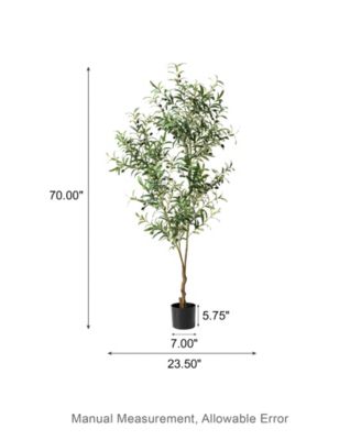 6ft. Faux Olive Tree in Pot