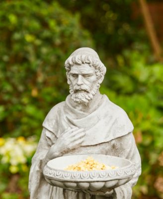 St. Francis Garden Statue with Birdfeeder