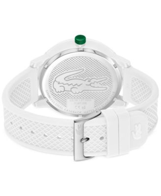 Unisex L.12.12. White Silicone Strap Watch 48mm