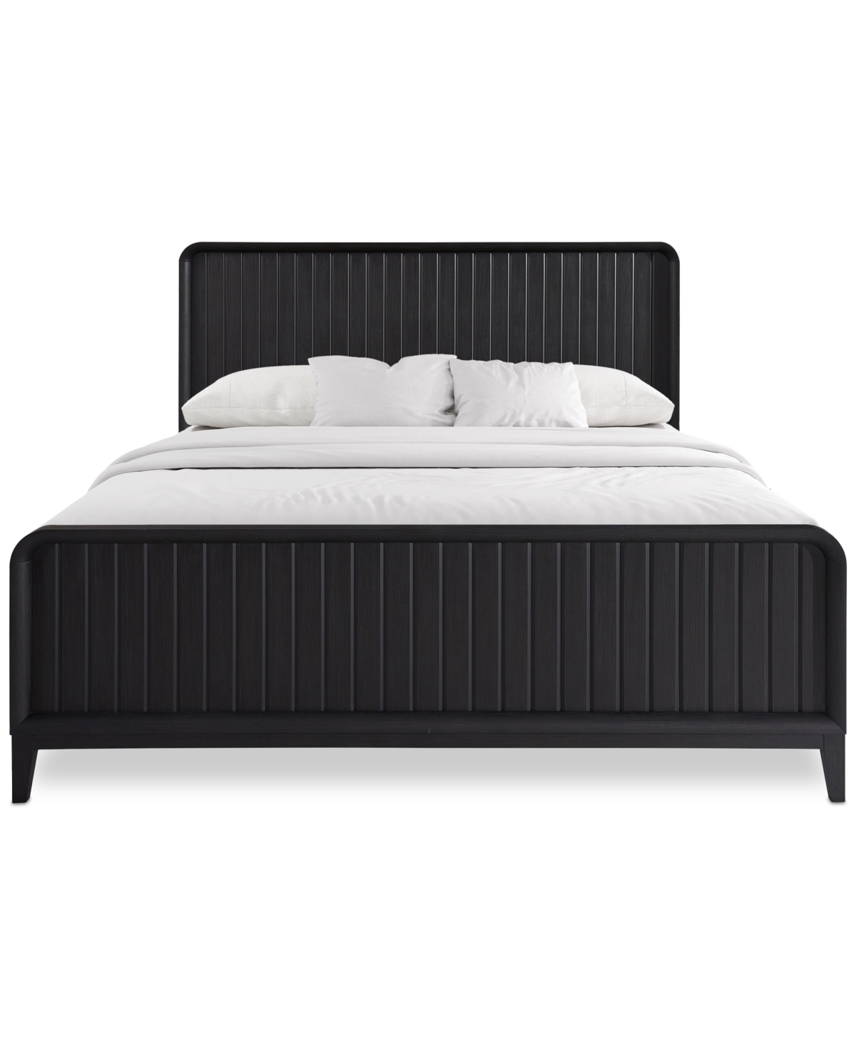 Shop Macy's Assemblage King Bed In Black