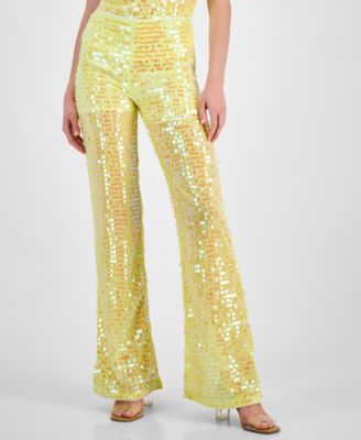 HUGO - Women's Mid Rise Sequin Pants