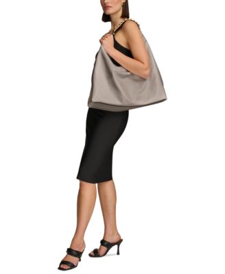 Bellmore Extra Large Hobo With Bezel Strap