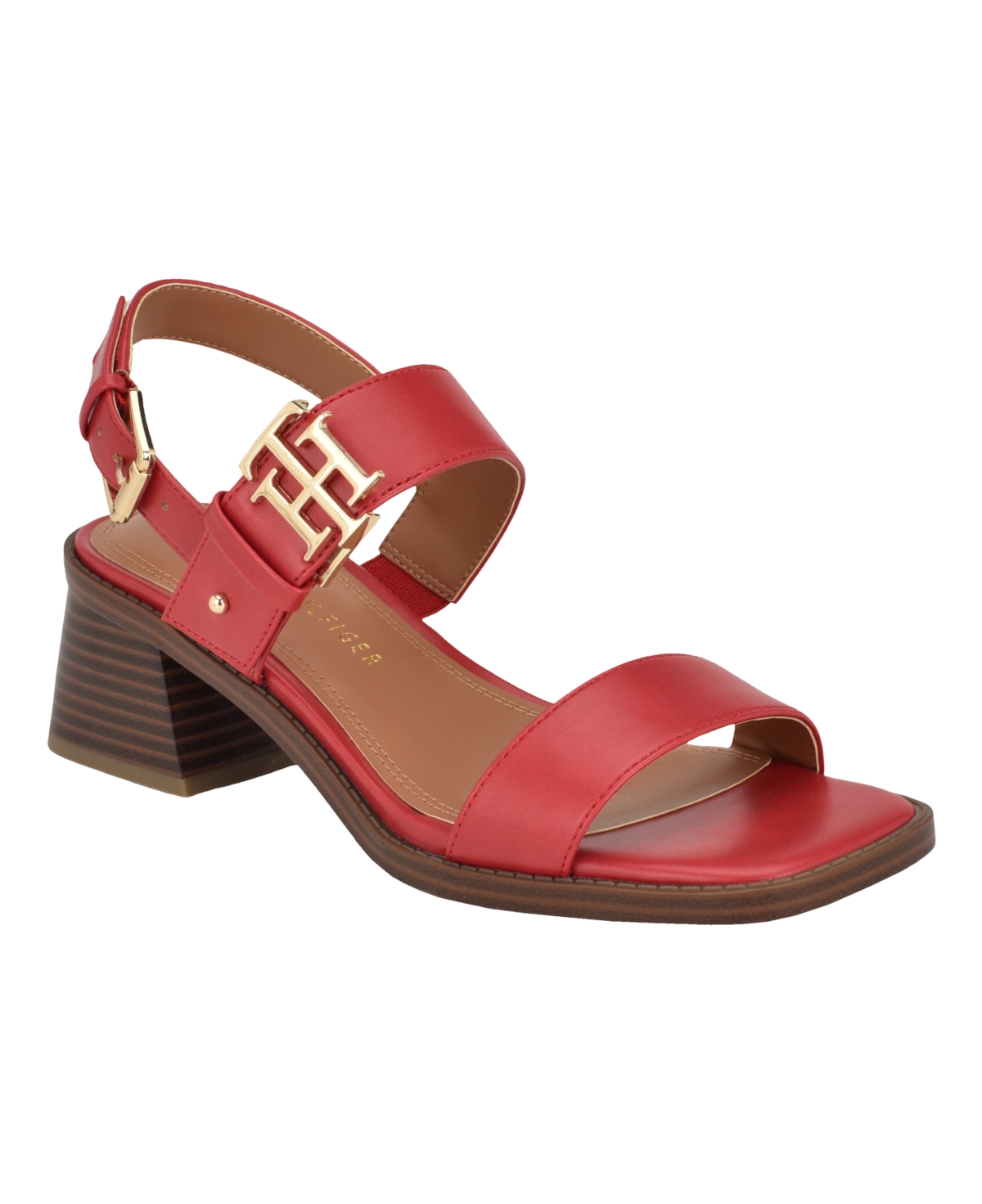Women's Toliza Strappy Block Heel Sandals - Red