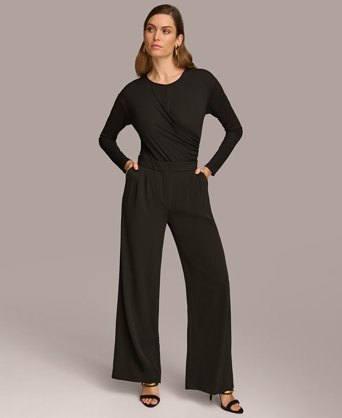 Donna Karan Women's Long Sleeve Bodysuit - Macy's