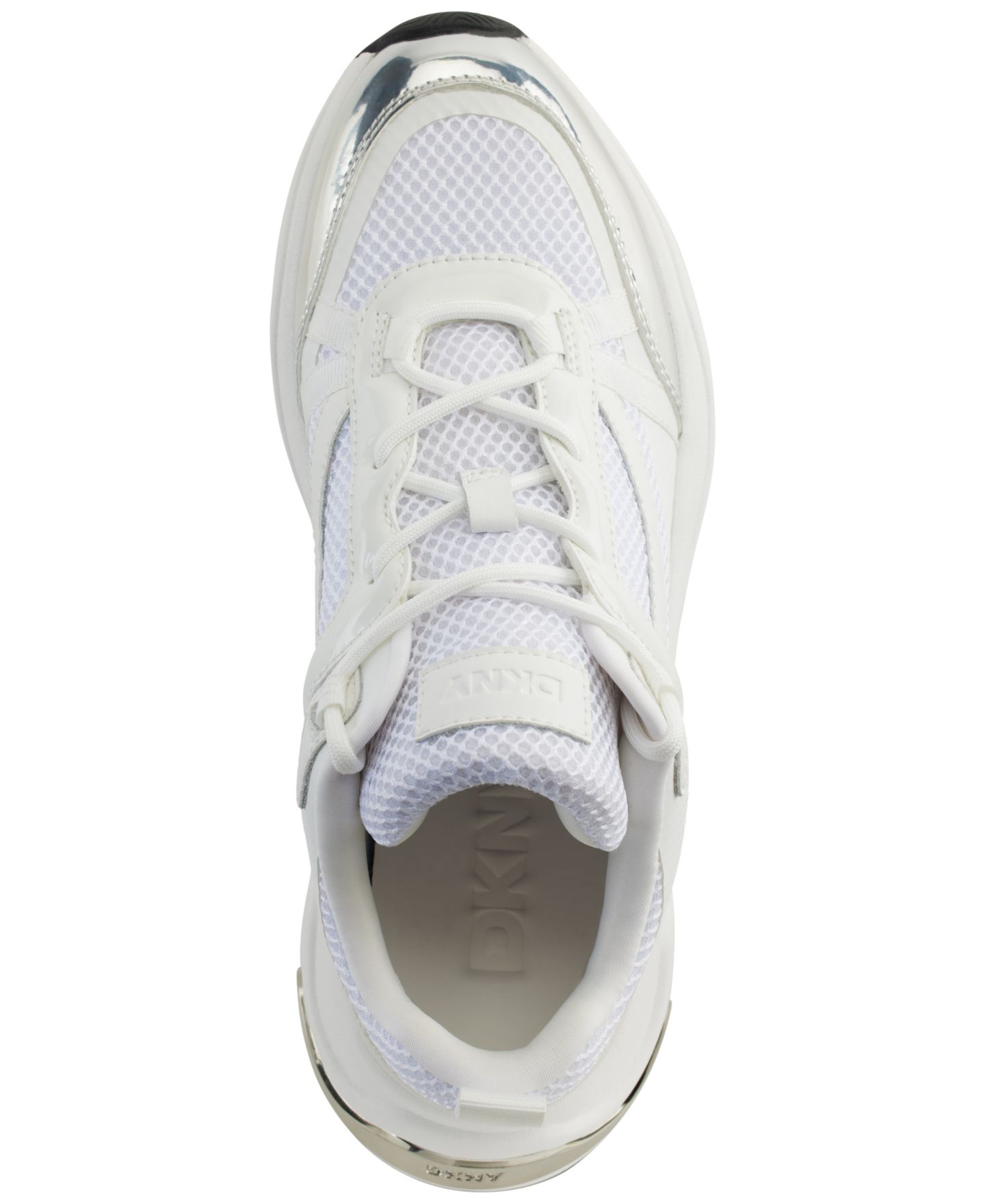 Женские кроссовки DKNY Juna Lace-Up Running, цвет: Яркий белый — фото 4