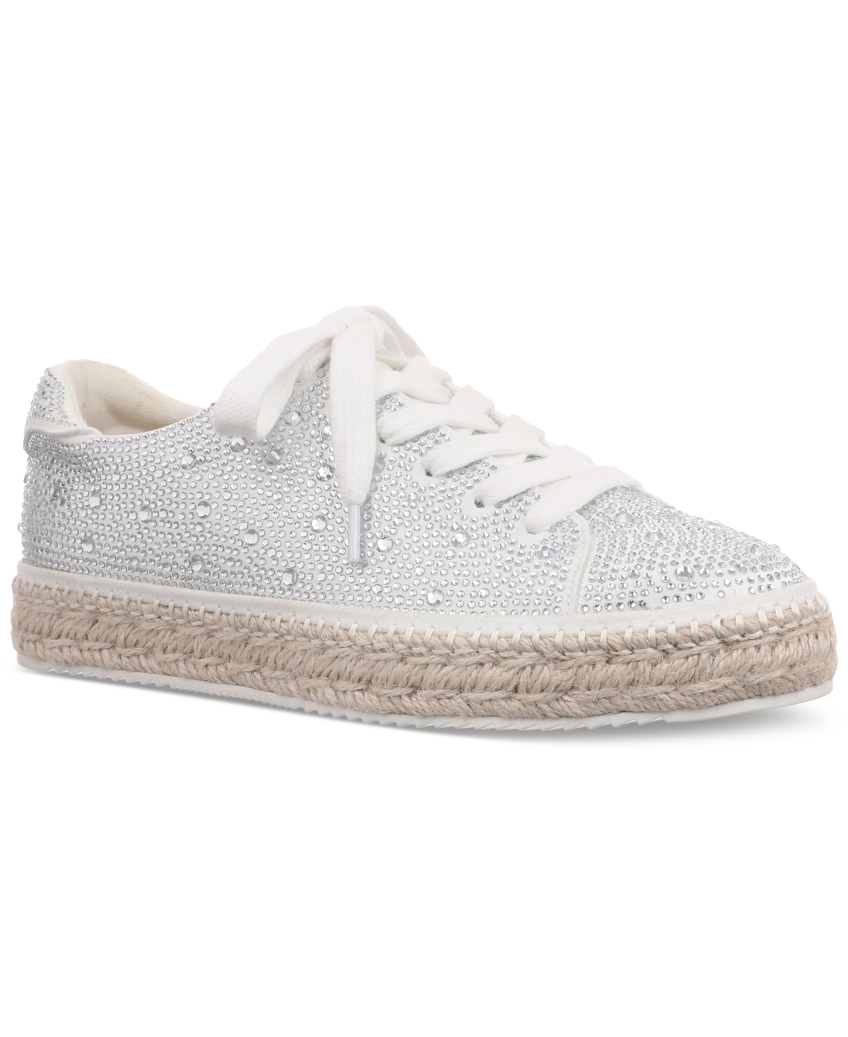 Shop Inc International Concepts Women's Lola Sneakers, Created For Macy's In Silver Espadrille