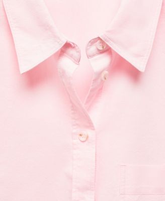 Women's Chest-Pocket Cotton Shirt