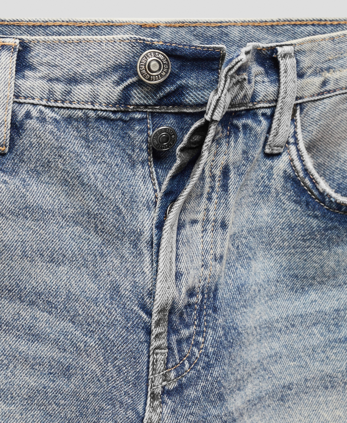Shop Mango Women's Low-rise Girlfriend Jeans In Open Blue