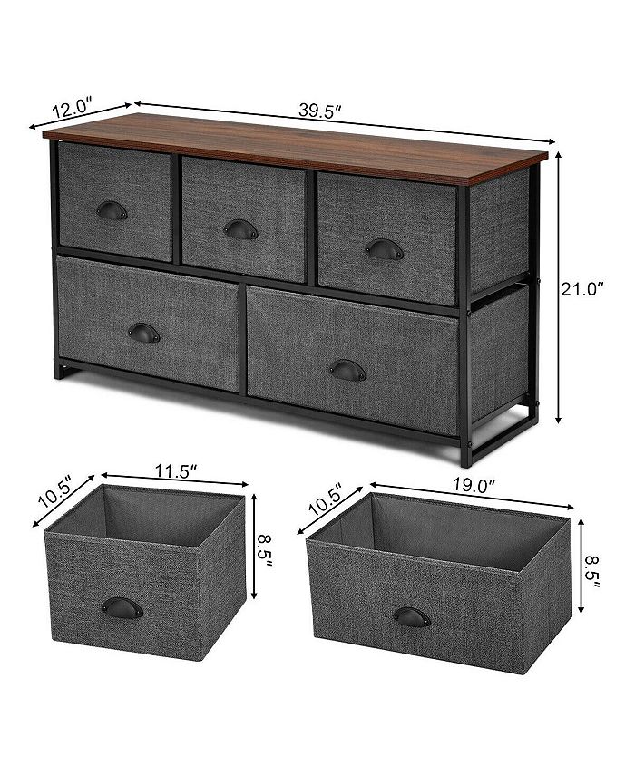 Onlyeasy Extra Large Foldable Cloth Storage Cubes 4 Pack - 13x15x13 Inches, Black, With Handles & Label Holders - View #9