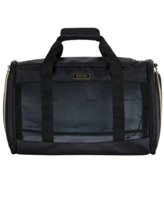 Soft Sided Multi-Entry Collapsible Travel Large Pet Carrier Duffel With Removable Lining