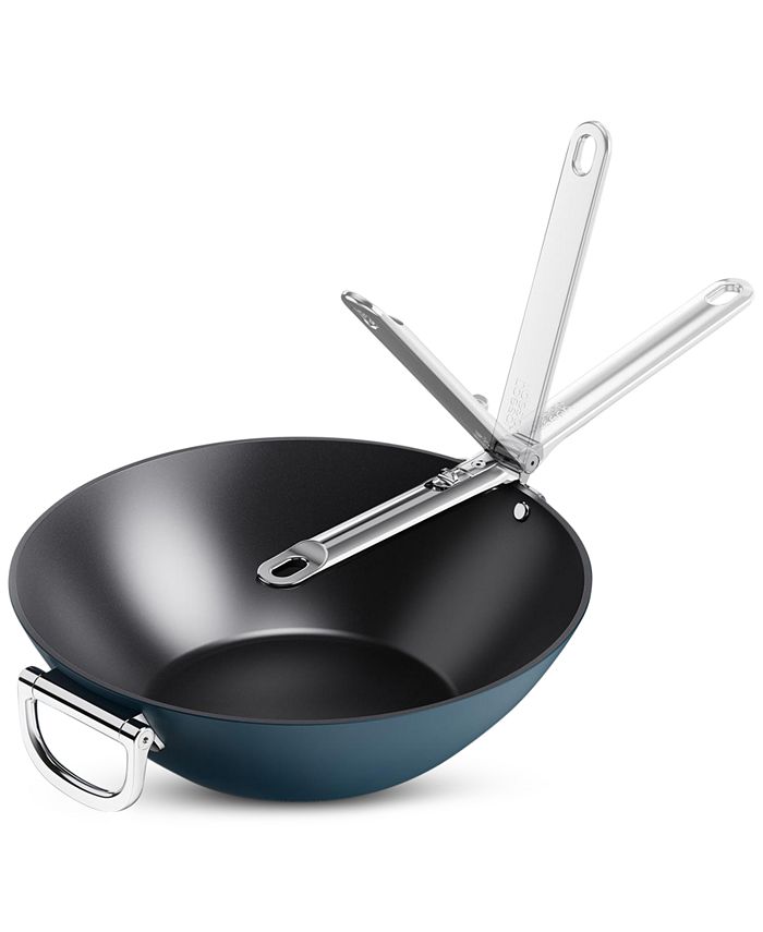 Joseph Joseph Space Ceramic Nonstick 12.5" FoldingHandle Wok Macy's