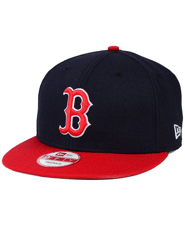New Era Boston Red Sox 2-Tone Link 9FIFTY Snapback Cap - Macy's