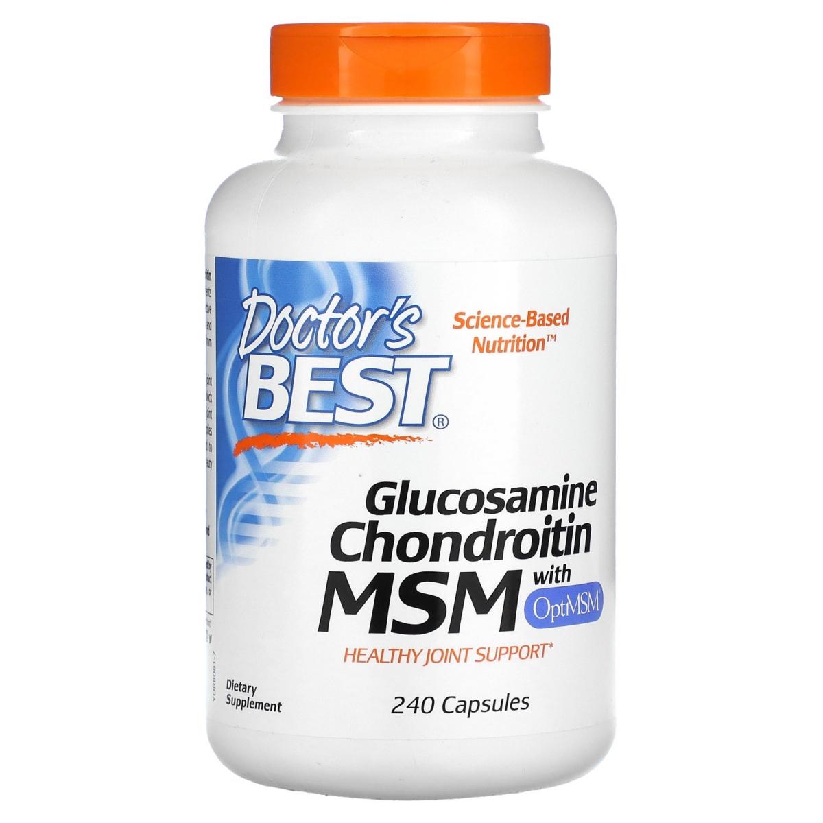 Glucosamine Chondroitin Msm with OptiMSM - 240 Capsules - Assorted Pre-pack (See Table