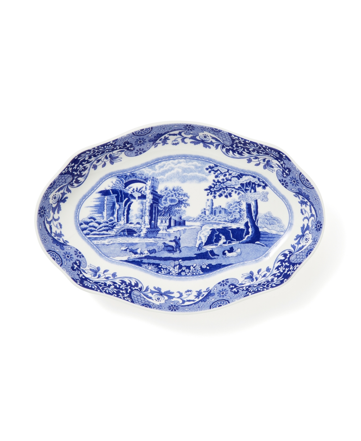 Shop Spode Blue Italian Pickle Dish Set Of 2