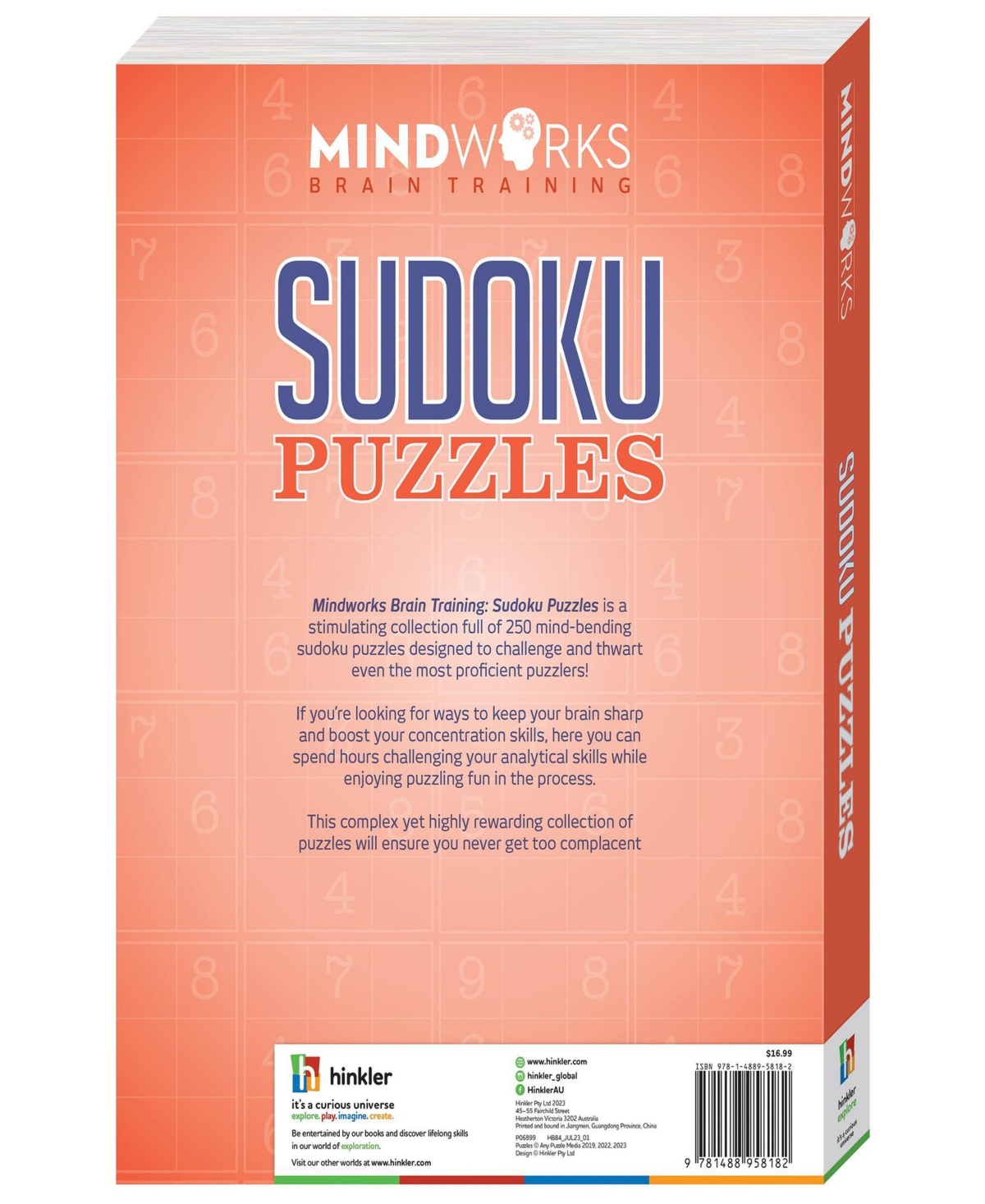 Shop Mindworks - Sudoku Puzzles Puzzle Book In Multi