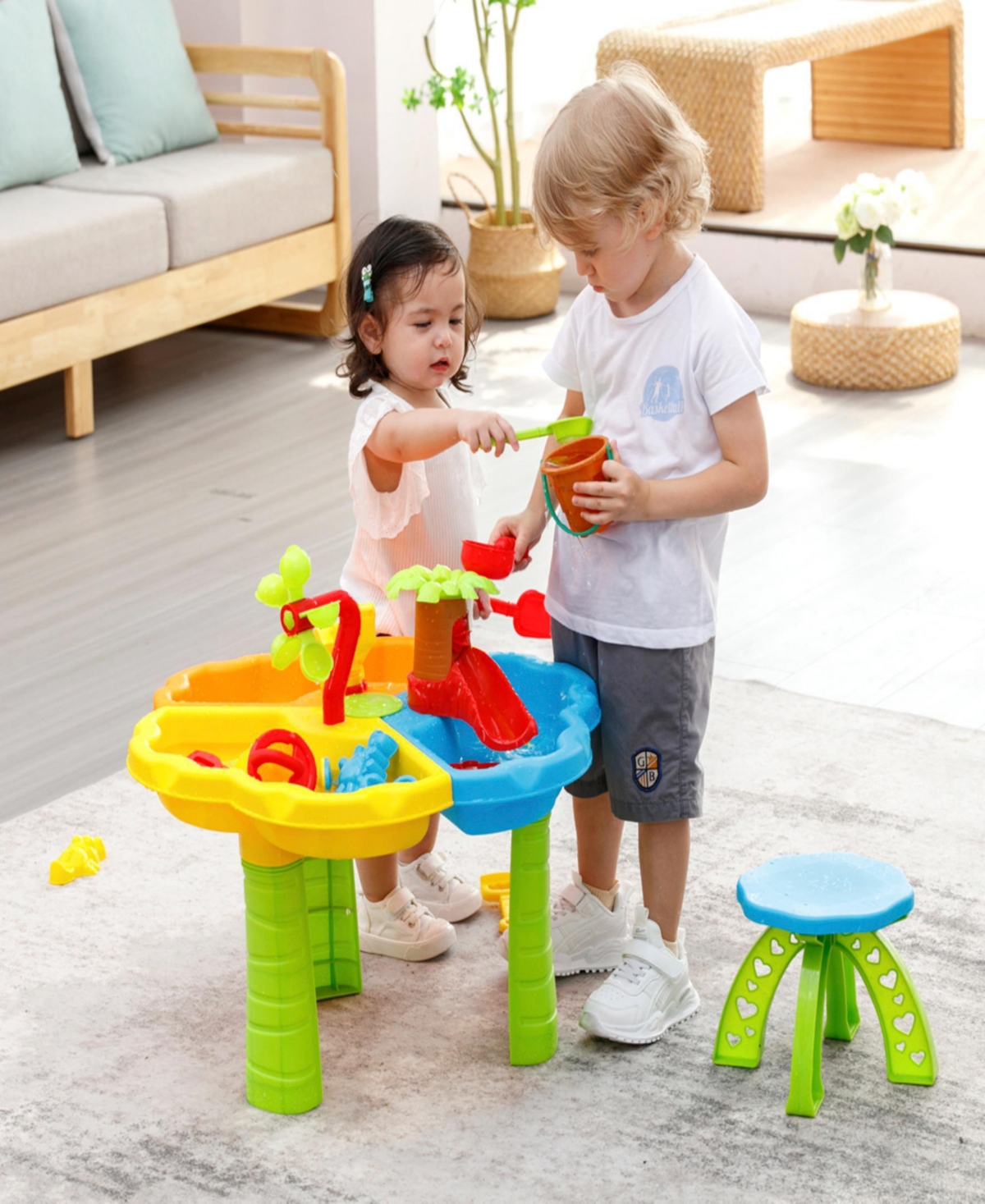 Shop Trimate - Sensory Sand And Water Table With Chair In Multi