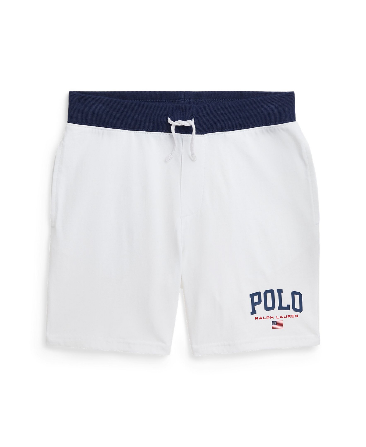 Polo Ralph Lauren Kids' Big Boy Logo Cotton Jersey Short In White