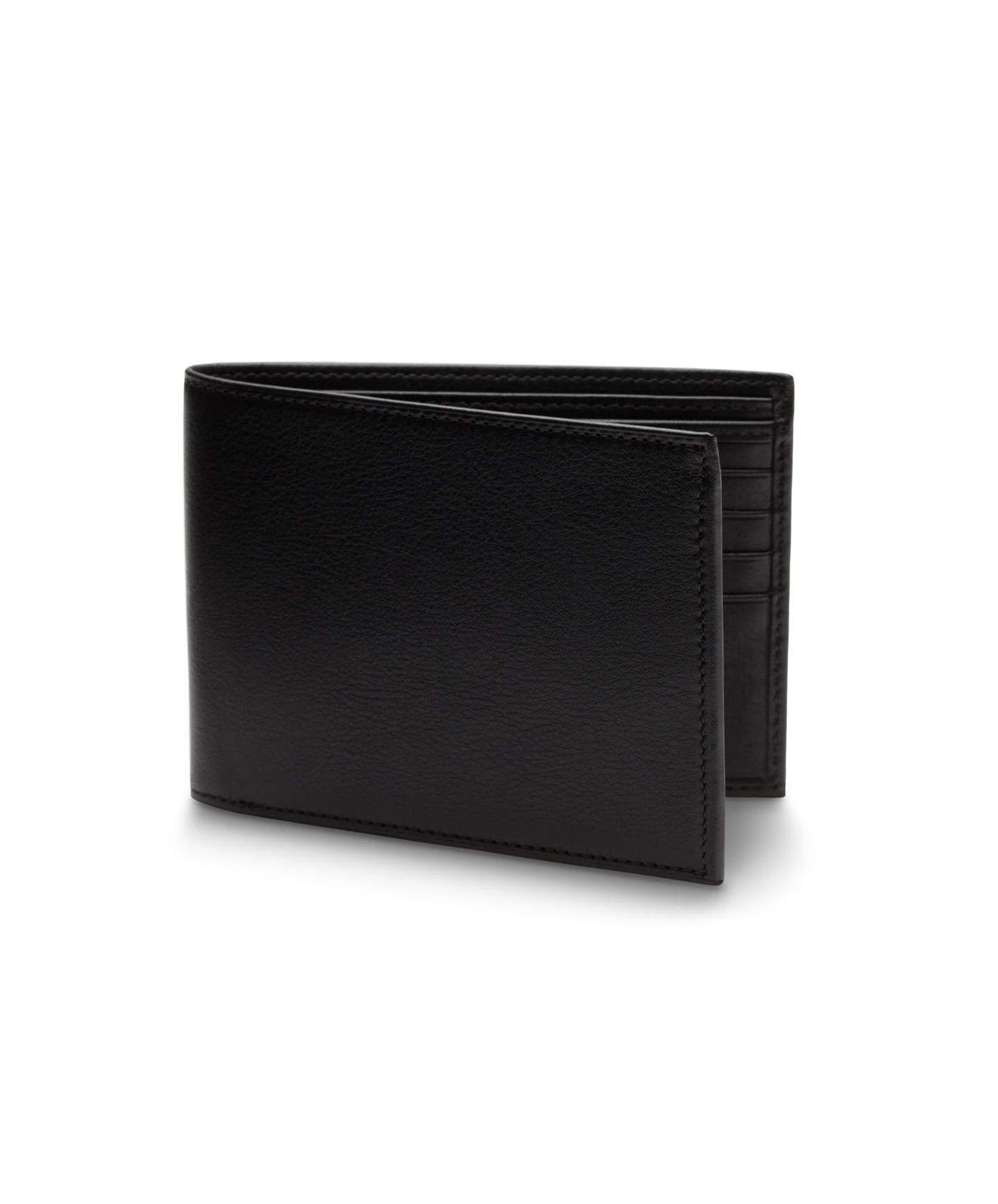 Мужской кошелёк Bosca Nappa Vitello Continental ID Wallet RFID, Black — фото 1