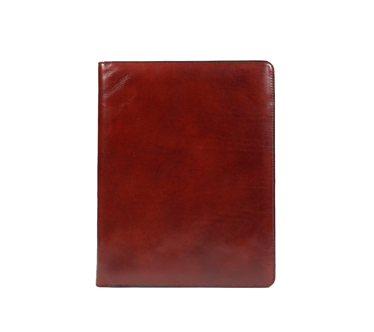 Leather Wallets / Accessories Zip Around Pad Cover - Dark brown