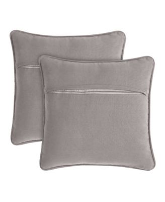 Jada Jute Decorative Pillows 2 Piece Set, 20" x 20"