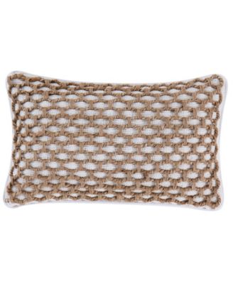 Jada Jute Decorative Pillow, 12" x 20"