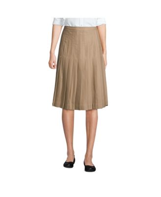 Women's Pleated Skirt Below the Knee