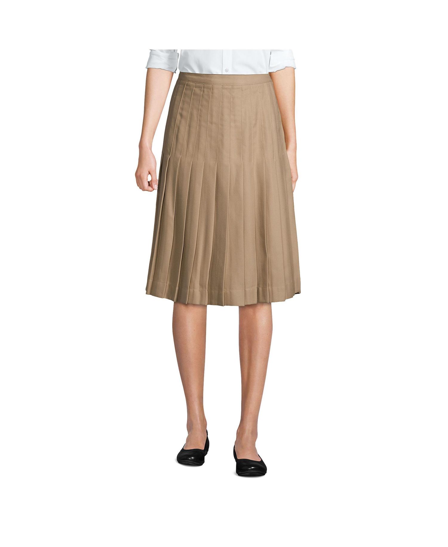 Women's Pleated Skirt Below the Knee