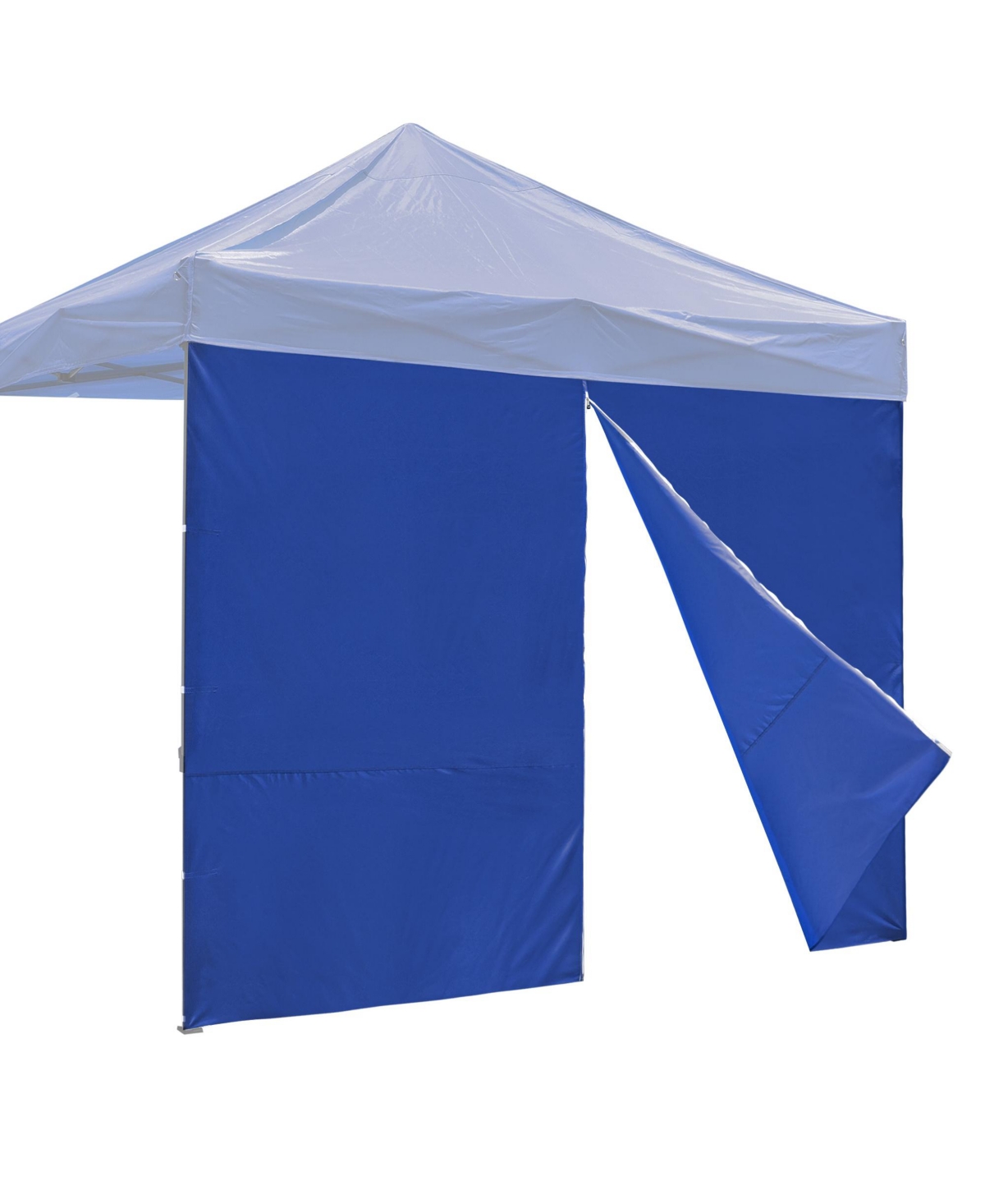 Privacy Sidewall Zipper UV30+ Fits 10x10ft Canopy Camping 1 Piece - Blue