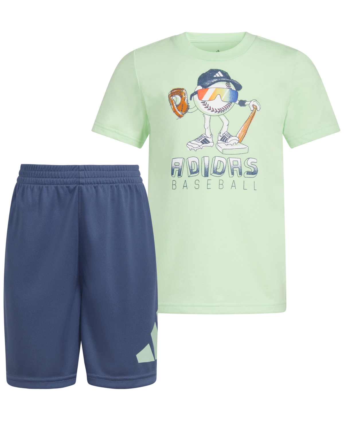 adidas Toddler & Little Boys Essential T-Shirt & Shorts, 2 Piece Set