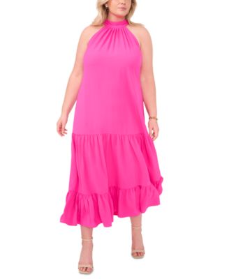 MSK - Plus Size Tiered Maxi Dress